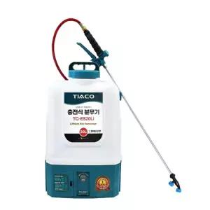 티아코 TC-ES20Li 충전식 분무기 20L 삼성배터리 배부식 방역 소독 농약 살포기