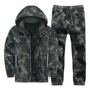 동계 낚시 겨울 복 갯바위 상하의 덕다운 레인슈트 방한복 방수 바다