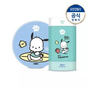 그린핑거 포차코 야외놀이 워셔블 선팩트15g+데일리 물놀이 2in1 선스틱 11gX2입
