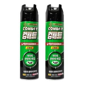 컴배트 개미약 스피드 에어졸 450ml x 2개