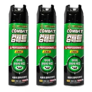 컴배트 개미약 스피드 에어졸 450ml x 3개