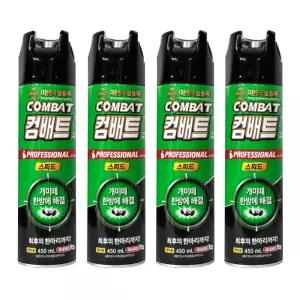 컴배트 개미약 스피드 에어졸 450ml x 4개