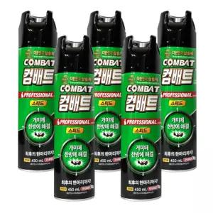 컴배트 개미약 스피드 에어졸 450ml x 5개