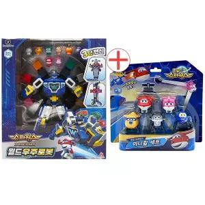 슈퍼윙스 월드우주로봇+미니휠 세트