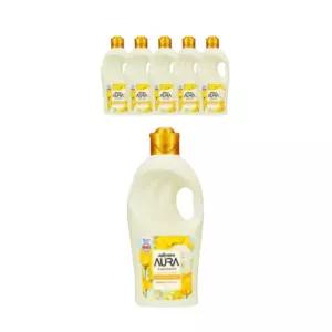 아우라 초고농축 섬유유연제 미드나잇골드, 1L, 6개