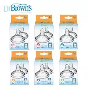 닥터브라운 옵션스 플러스 와이드넥 젖꼭지(2개입) 