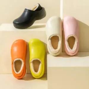 [하프클럽/]여성용 키높이 초경량 털내장 데일리 슬리퍼