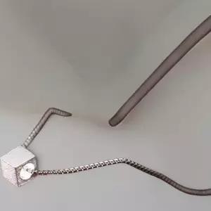 [신상오픈런]여성 미니 큐브 매트 심플 데일리 목걸이 (44092273)