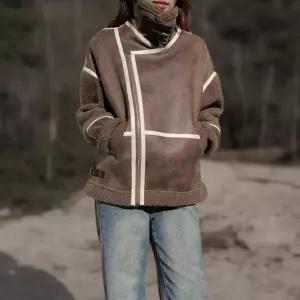 [신상오픈런]여성 겨울 덤블 스웨이드 오버사이즈 무스탕 자켓 점퍼 (44092012)