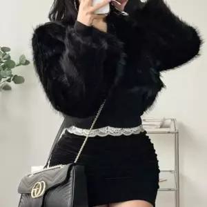 [신상오픈런]여성 모던 스타일 크롭 퍼 트렌디 아우터 자켓 (44091951)