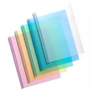 둥근 쫄대 화일 대용량 A4 8mm 청색 팩 10개입 1SET