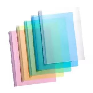 둥근 쫄대 화일 대용량 A4 8mm 노랑 팩 10개입 1SET