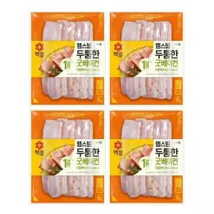 [하프클럽/CJ제일제당]백설 햄스빌 두툼한 굿베이컨 340g x4개
