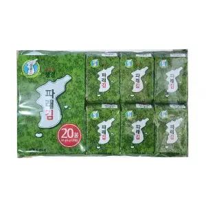 [하프클럽/베스트쇼핑]지도표 성경김 파래 식탁김 20단 4g (20봉 x 5개) 100개,