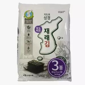 [하프클럽/베스트쇼핑]지도표 성경김 포도씨유 재래 전장김 20g (3봉 x 10개) 3