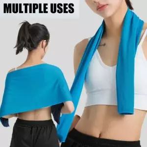 운동용 흡습 스포츠 타월 목걸이 수건 헬스장 땀닦이 건식