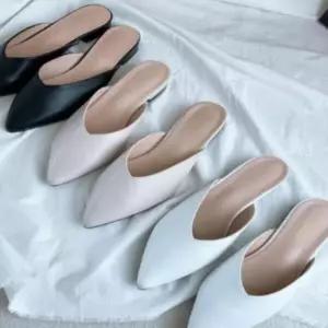 /옷자락 여자 오피스룩 데이트룩 편안한 뮬