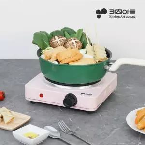 싱글 세라믹코팅 핫플레이트 KP-2650 / 핑크