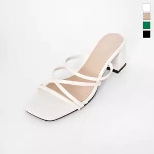 미르바네스슈즈 슬립 다중스트랩 뮬_5cm