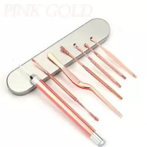 고퀄리티   귀후비개 귀파개 이어스푼 핑크골드 귀이개 귀청소세트 LED