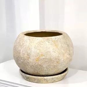 컬러 화분 루나 볼 레몬 카페 베트남토분토기 빈티지 예쁜 단지 거실 선물 식탁 식물 현관 실내 디자인 집