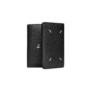 [메종마르지엘라] 여성 지퍼 컴팩트 트라이폴드 지갑 블랙 SA3UI0010P4455 T8013