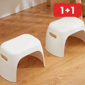낮은 유아 화장실 발받침대 어린이 변기 플라스틱 디딤대  1+1