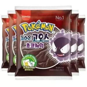 (오티삼립)포켓몬 고오스초코케익 80g 5개