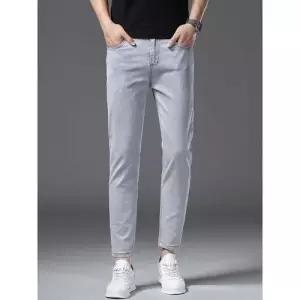 팬츠 남자바지 배기핏 유럽판 스판 스키니핏 청바지 쿨링 슬림핏 트렌디 스키니 원템1