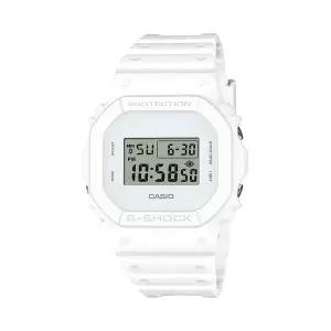 지샥 DW-5600WW-7 올 화이트 스퀘어 디지털 남성 우레탄 시계