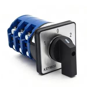 키무 125A 회전 전환 스위치 660V 3 위치 3상 12 단자 양방향 3NO 3NC 유니버설 셀렉터 125/D303.3