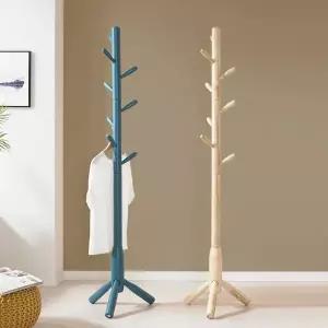 [프리메이드]원목 스탠드 옷걸이 폴행거 코트랙 행거