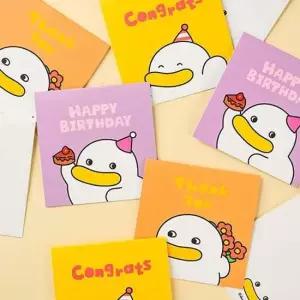 곽철이 입체 팝업 카드 5P 생일 축하 감사 봉투 편지