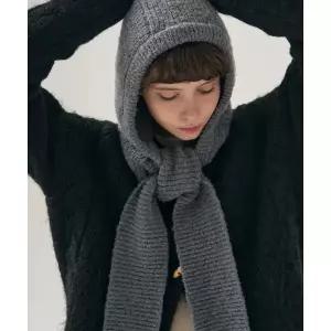 매장정품 DRAW FIT 드로우핏 DRAWFIT WOMEN 부클 타이 머플러 바라클라바 [GREY] DFWMAC4401GY 1282907