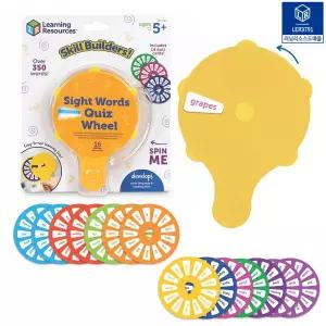 러닝리소스 스킬빌더스 사이트워드 퀴즈 휠 영단어 영어 단어 활동카드 학습 공부 퀴즈게임