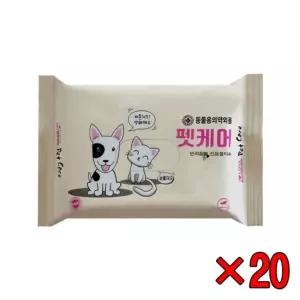아이러브 펫케어 물티슈 20매(피톤치드)/애완티슈/동물티슈/펫티슈/애완동물티슈/반려동물티슈/애완미용티