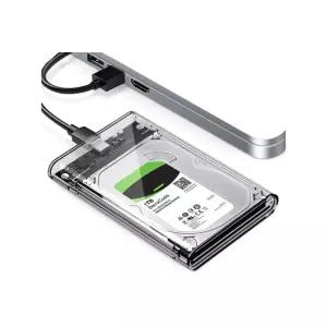 투명외장하드 외장하드 모바일 휴대용 드라이브 외장 케이스25인치 선택없음 케이스 외장케이스