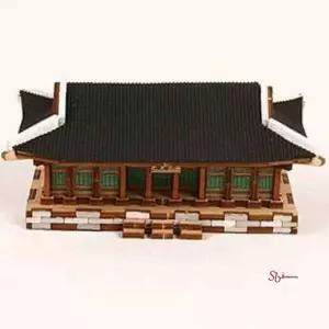 교태전 경복궁 조립 우드 건축 모델 나무qrs316