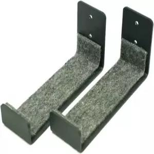 2팩 서프보드 브래킷 랙 디스플레이 고정 걸이식 스노보드 벽걸이 스탠드 철제 후크 폼 포함