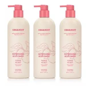 오가니스트 애플사이다 비니거 리프레싱 바디워시 680ml x 3개