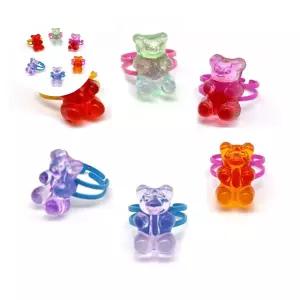 곰도리 하리보 모양 반지 쥬얼리 유아 프린세스반지