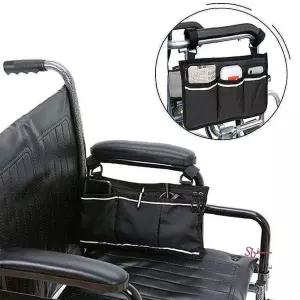 휠체어 멀티포켓 사이드백 유모차 더블수납 노인의자efg404