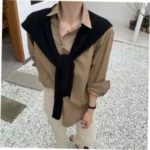 케이프룩 가디건 니트머플러 케이프망토 케이프패션 케이프니