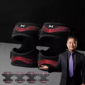 김문호 2번 잡는 무릎팔팔 엘라스토머 등산 러닝 이중 스트랩 슬개골 무릎 무릅 보호 밴드 보호대 2세트