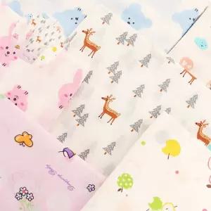 순면 나염 가제손수건 10매입 대 아기손수건 가제수건