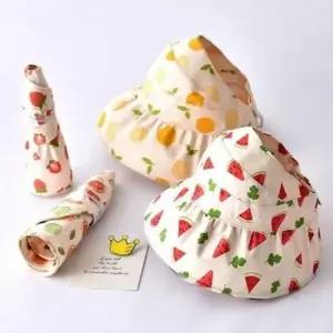 준캡 아동모자 여름 후르츠돌돌이 가을 썬캡 봄