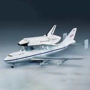 우주왕복선과 점보 조립완구 어린이 장난감 공군기