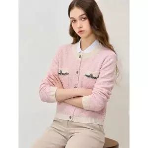 [아날도바시니]에디션 트위드 니트 가디건 택가격 138000원 _P418966497