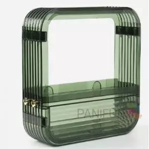 ( )뷰티 화장품진열 향수진열장 향수선반 화장품정리대 화장대정리대 화장품진열장 그린