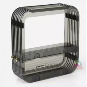 ( )뷰티 화장대수납함 화장품정리대 그레이 향수선반 화장품진열 화장품선반 화장대선반